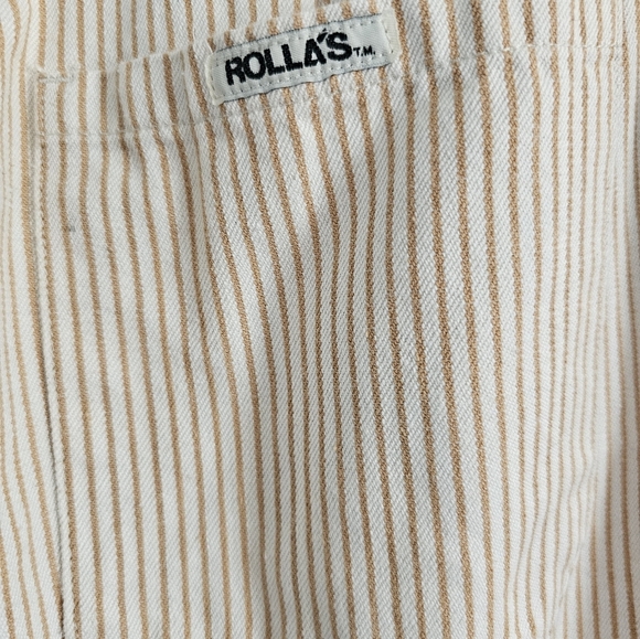 ROLLA'S Tan Flare Jeans Wide Leg - Picture 4 of 5